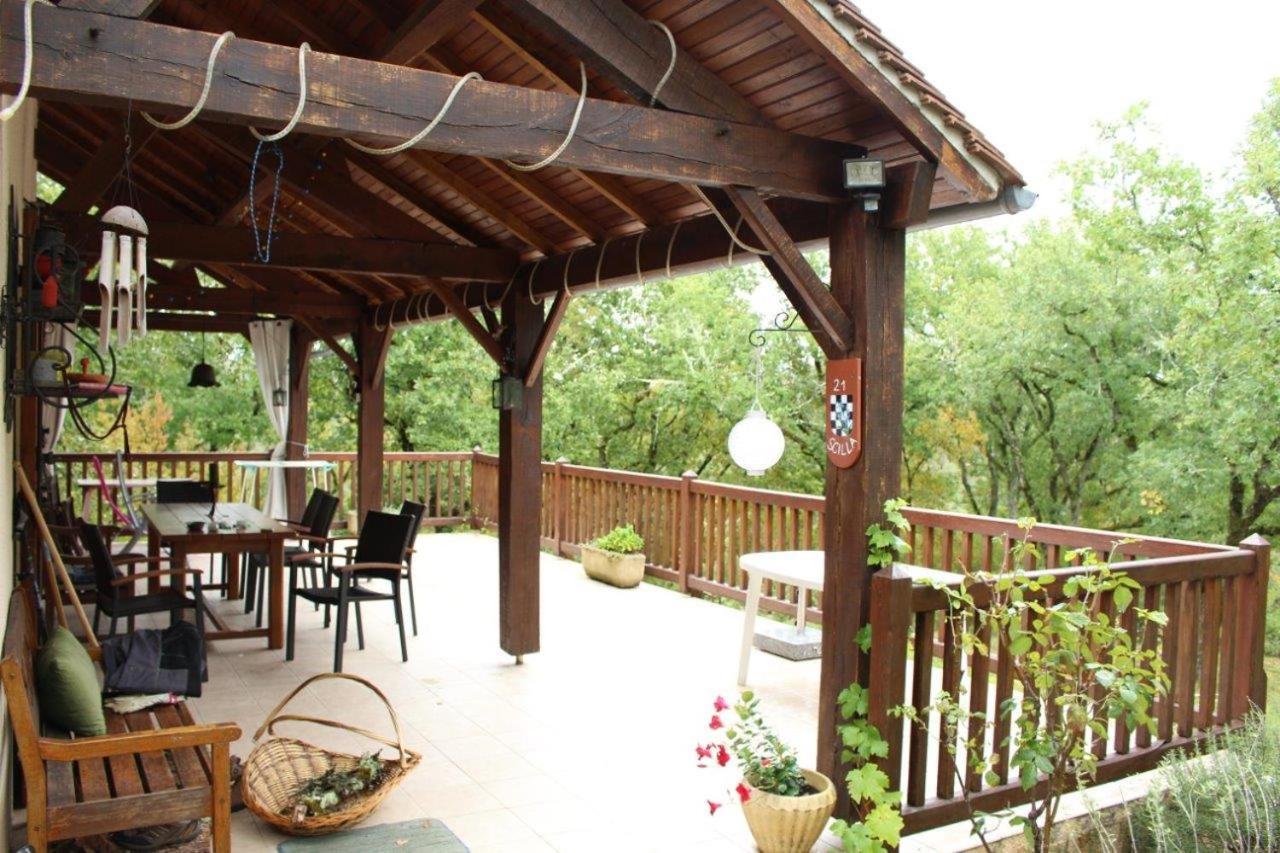 Вилла Domaine De Gayfie Salvagnac-Cajarc Экстерьер фото